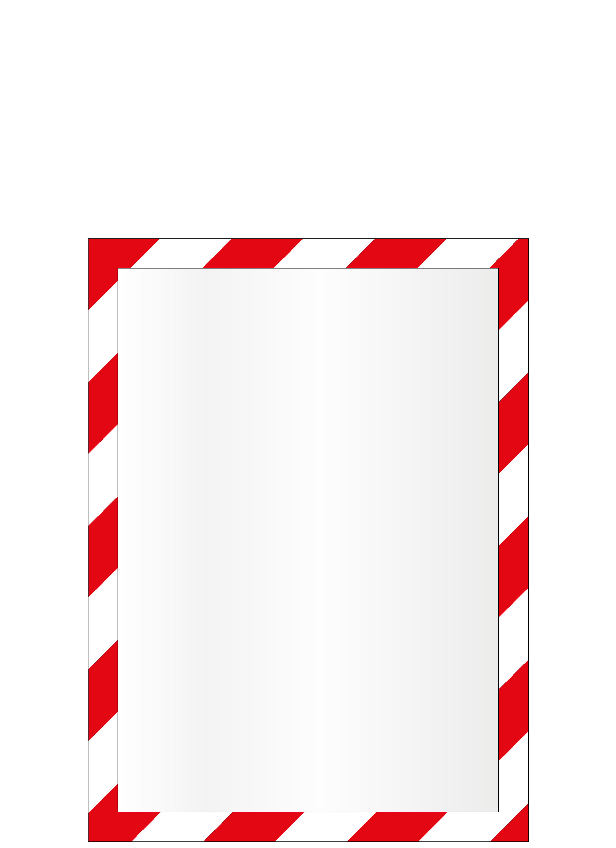 Pochette A4 magnétique rouge-blanc