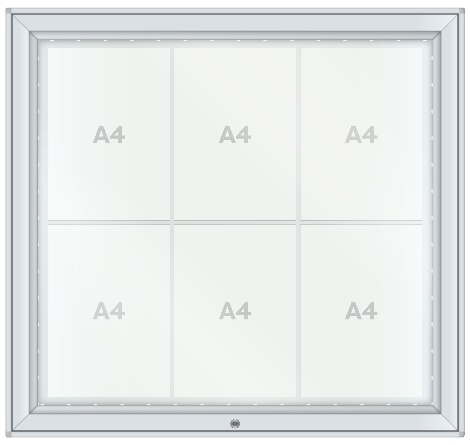vitrine tableau affichage medium LED 790x740
