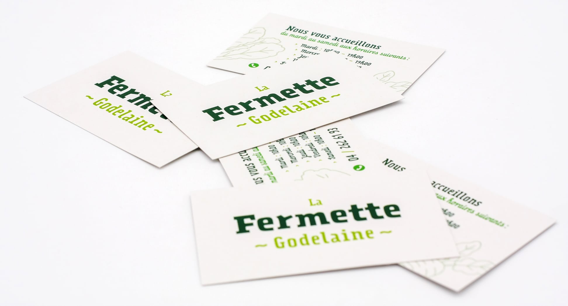 cartes-de-visites-fermette-godelaine carte de visite papier recyclé