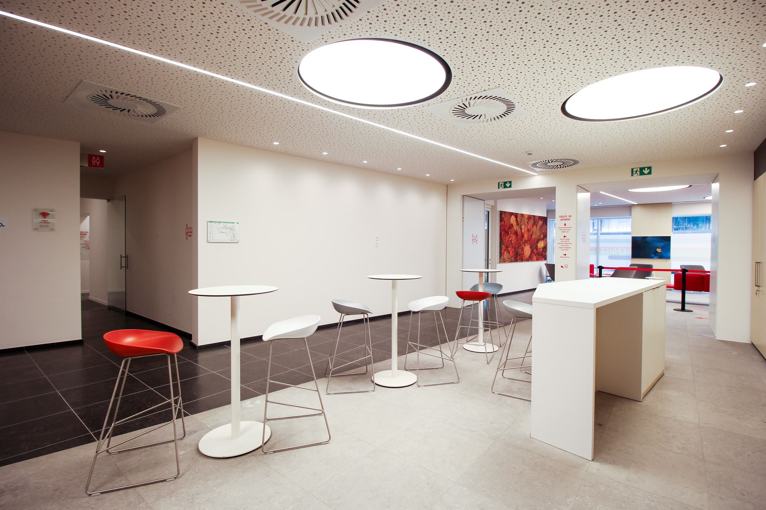 vue global de l'espace coffe corner synergies wallonie