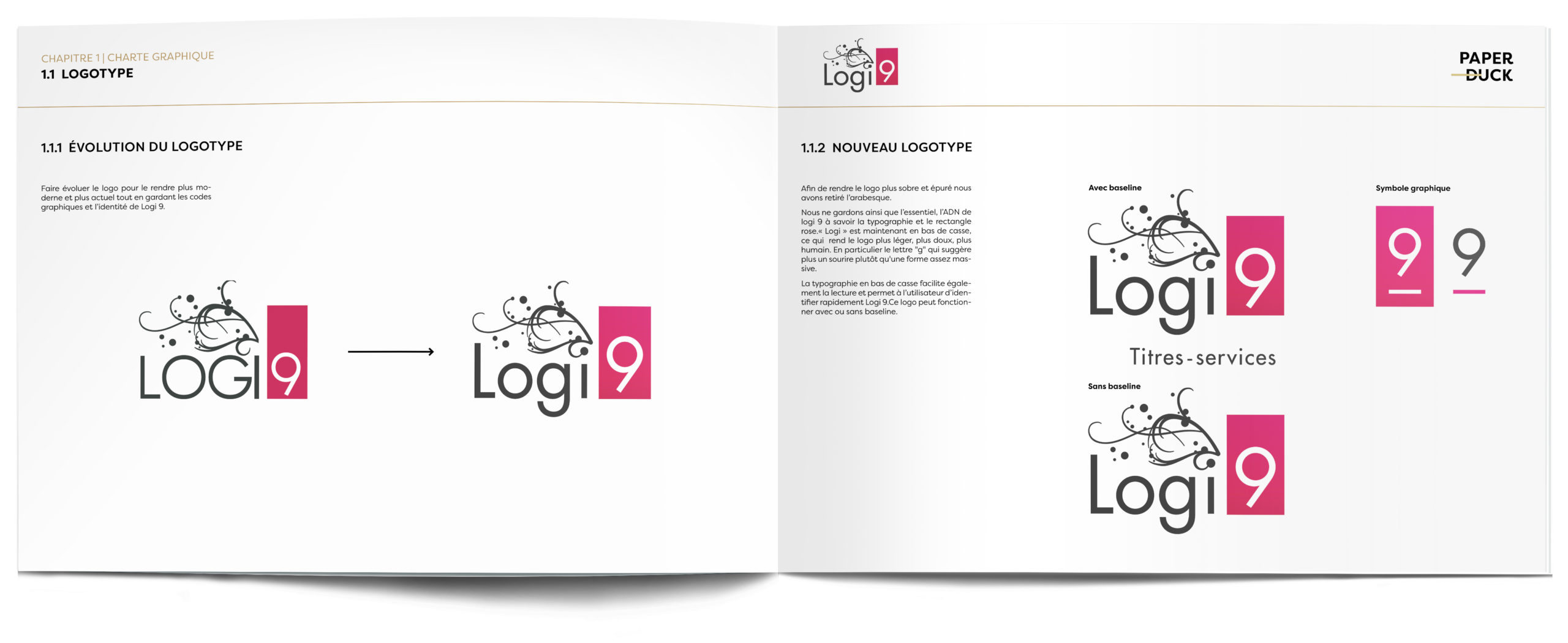 Charte graphique de la société Logi9 - Logo