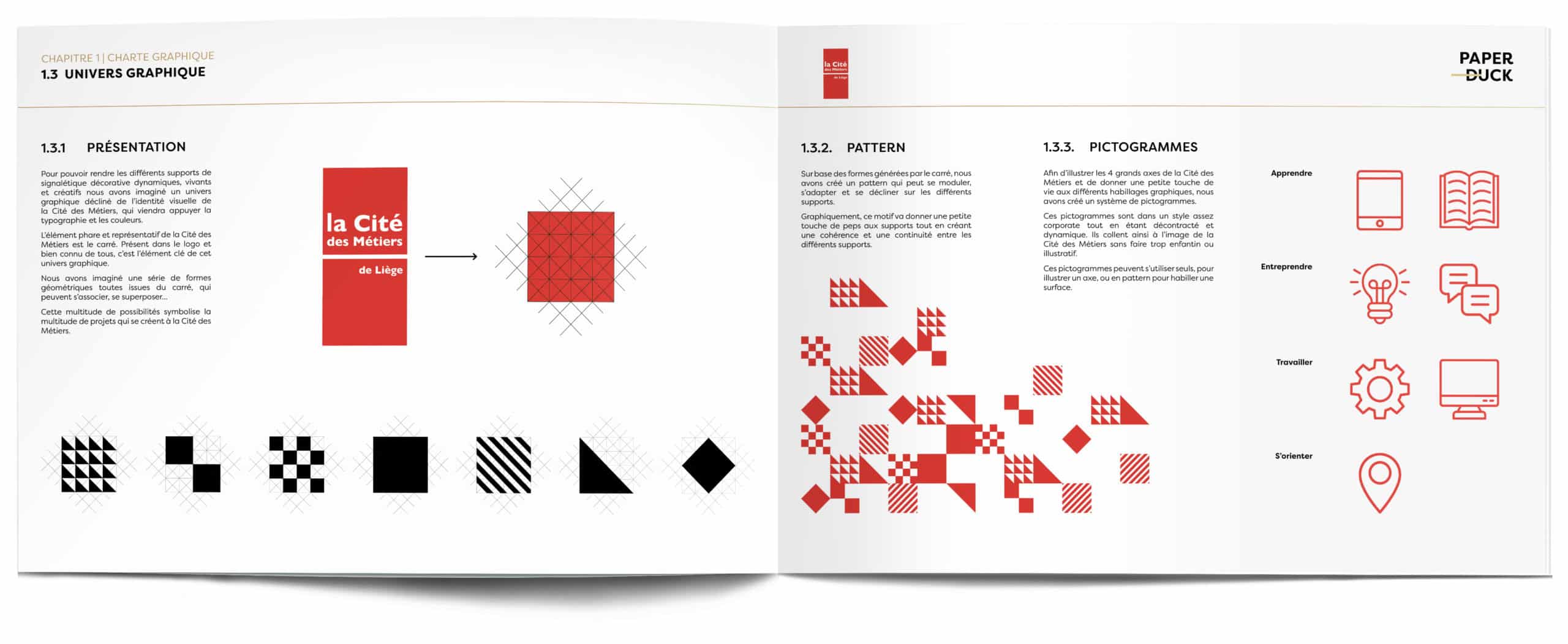 Univers graphique cité des métiers