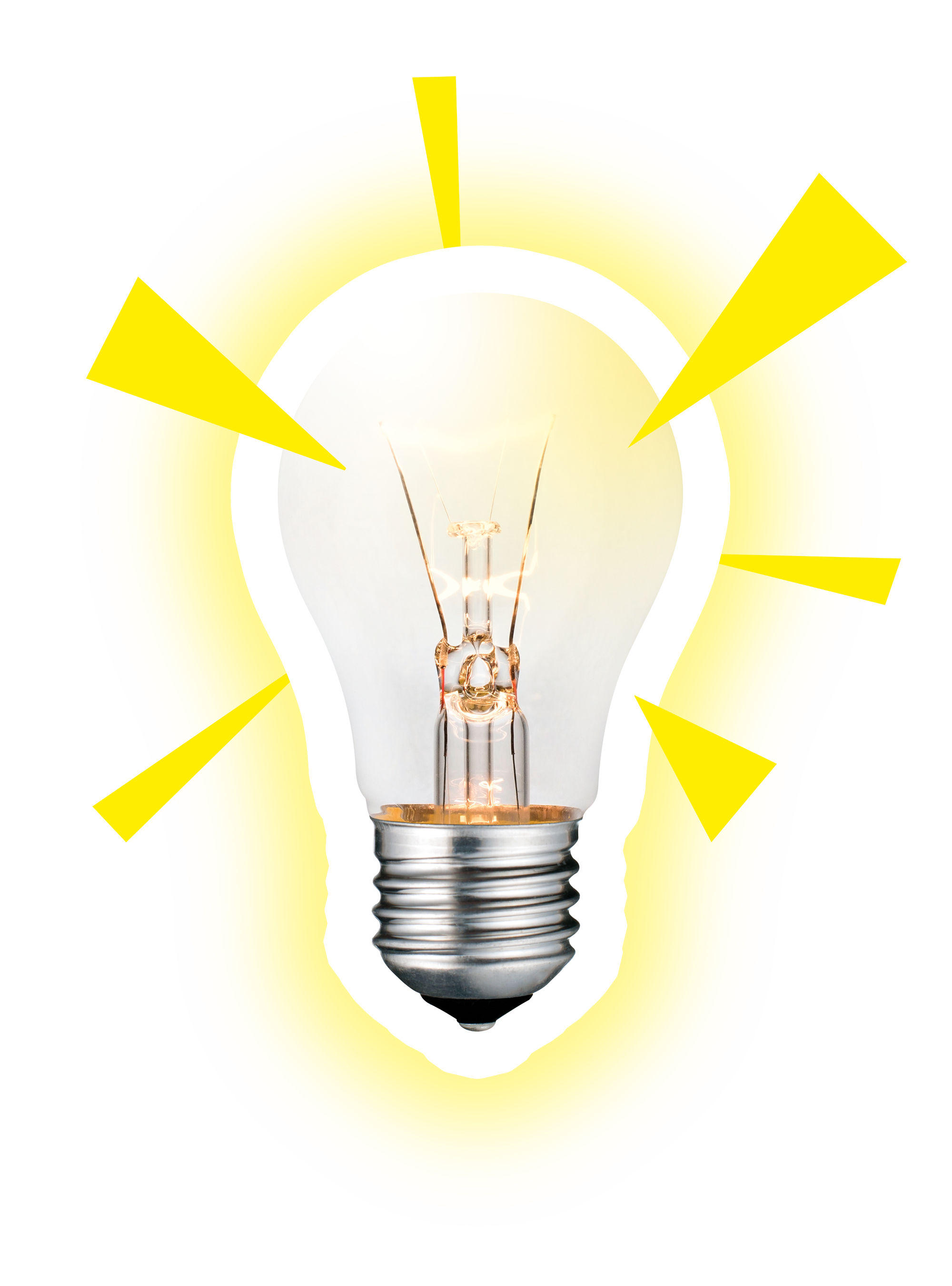 Element mobile: l'ampoule du logo de la campagne de communication de la SWDE "Nos idées ont de la valeur" qui symbolise les idées des travailleurs.